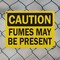 Signmission Fumes May Be Present Caution Sign, Plastic, 14in W x 10in L, 2PK OS-2PACK-CS-P-1014-L-19173 - alternate 2